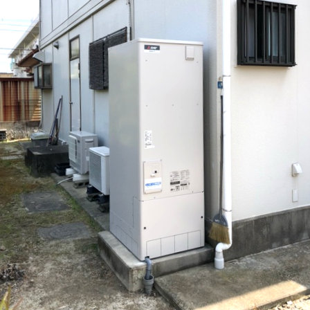 電気温水器からエコキュートへ--Ｎ様邸(佐賀県佐賀市)