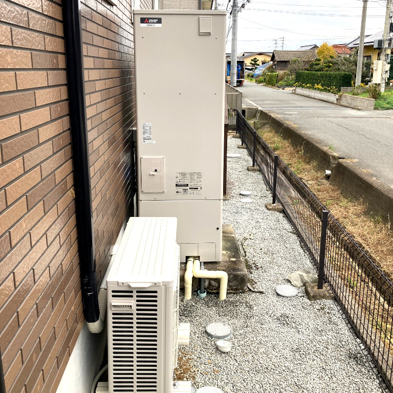 電気温水器からエコキュートへ-ｍ様邸(佐賀県唐津市)R4-1122
