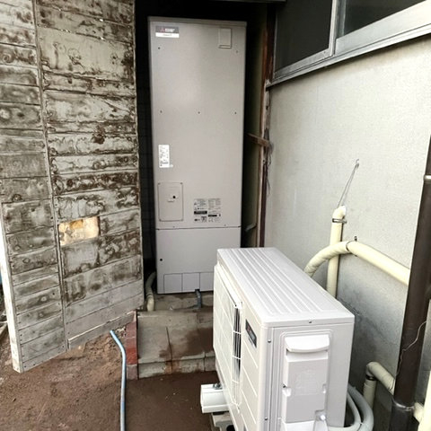 電気温水器からエコキュートへ-ｉ様邸(佐賀市)R4-1221