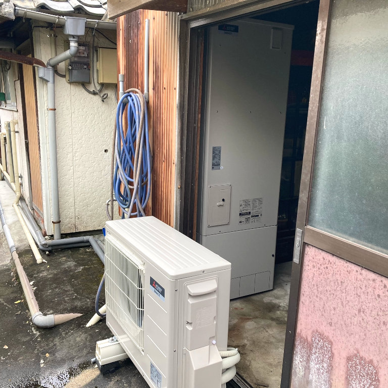 電気温水器からエコキュートへ-ｍ様邸(佐賀市)R4-1213