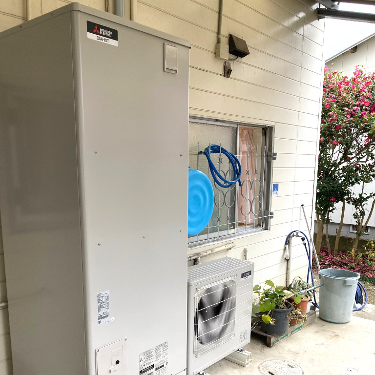 電気温水器からエコキュートへ-f様邸(佐賀市)R4-1228