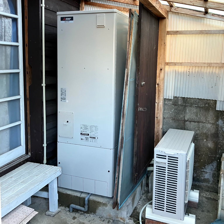 電気温水器からエコキュートへ-ｋ様邸(佐賀県多久市)R5-0110